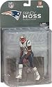McFarlane Toys NFL Sports Picks Series 17 (2008 Wave 1) Action Figure Randy Moss 4 (New England Patriots) White Armband
