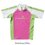 Rash Guard Pink/Green/White Size2 (18-24 mos.)