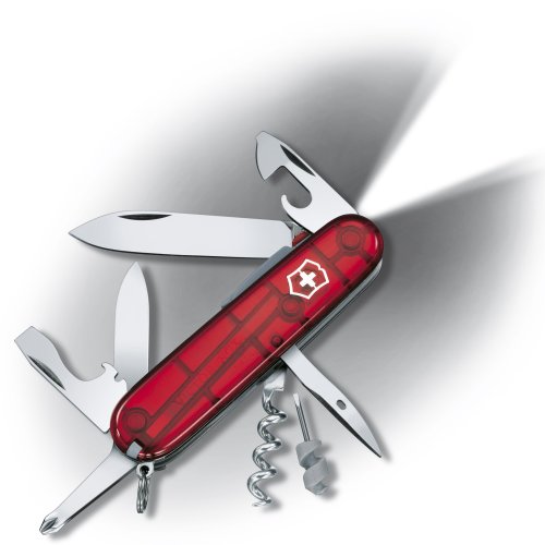 Victorinox 1.7804.T Couteau Spartan Lite 11 P Rouge Translucide
