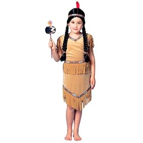Girls Lil'Pow Wow Indian Girl Costume