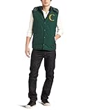 Crooks & Castles Men's Quilted Vest, Hunter, XX-Large