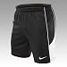 NIKE 329348 Team Training Short ohne Innenslip Schwarz/Weiß 010 - S