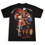 Captain Morgan Body Costume Black Graphic T-Shirt