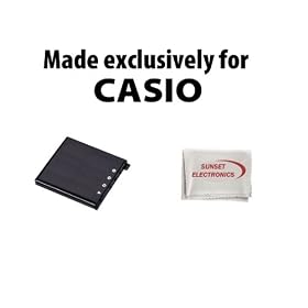 Li-Ion Extended Life Replacement Battery for Casio NP-60 NP-60DBA 1150mAh! For Casio Digital Cameras Exilim EX-FS10 EX-S10 EX-S12 EX-Z80 EX-Z85 EX-Z90 EX-Z9 EX-Z19 EX-Z20 EX-Z29 + SSE Cleaning Cloth