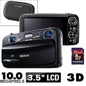NEW FinePix 10MP Real 3D W3 Digital Camera with 3x Optical Zoom (Home & Office)