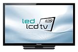 Panasonic Viera TX-L37DT30E 94 cm (37 Zoll) 3D LED-Backlight-Fernseher, Energieeffizienzklasse C (Full-HD, 400Hz sfd, DVB-T/-C/-S, CI+) schwarz-metallic
