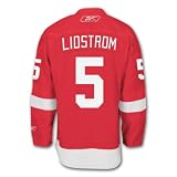 Nicklas Lidstrom Detroit Red Wings Reebok Premier Replica Home NHL Hockey Jersey