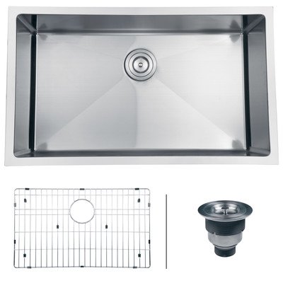 Ruvati RVH7400 Undermount 16 Gauge 32" Kitchen Sink Single Bowl On Sale