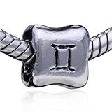 Zodiac-Gemini European Charm Bead Bracelets - Pandora & Bracelet Fit