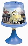 MAGIC DISNEY PIXAR CARS TABLE LAMP /  LIGHT , CHARACTERS WAKE UP WHEN THE LIGHT IS TURNED ON