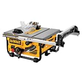 DEWALT DW745 Heavy Duty 10-Inch Compact Job Site Table Saw with 16-Inch Max Rip Capacity