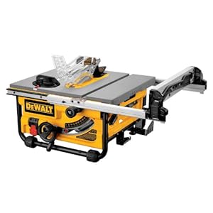 DEWALT DW745  10-Inch Compact Job-Site Table Saw with 16-Inch Max Rip Capacity