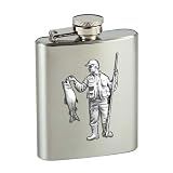 Review Sterling & Classic  / Fisherman 3oz Stainless Steel Hip Flask