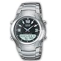 Casio #EF112D-1AV Men's Analog Digital Dual Time Zone Watch