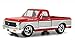 Jada 1972 Chevy Cheyenne Pickup Truck 1:24 Scale Diecast Model Car Red/Silver