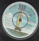 BROTHER 7" (45) UK CBS 1972 REPLAY PRO B/W PRIMITIVE LOVE (RR7)