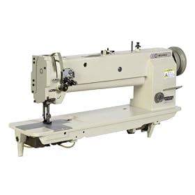 Reliable 20-Inch Long Arm, 2 Needle - 1/4-Inch Gauge Walking Foot Sewing Machine With Sewquiet Servomotor