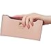 ECOMBOS Slim Women Long Leather Wallet Fashion Card Holder Purse