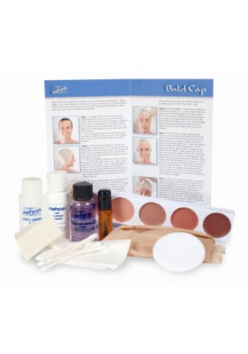 KMP-BC Mehron Bald Cap Make Up Kit