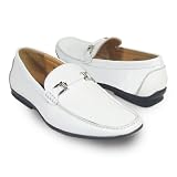 Z130 Zota Men's Loafers Dress Shoes White