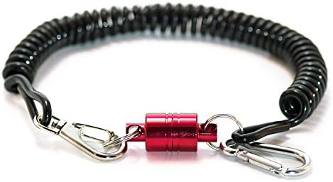 Magnetic Net Release for Fly Fishing (Red, 1 Pack)