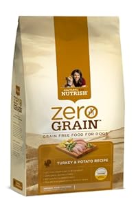 Rachael Ray Nutrish Zero Grain Dry Dog Food, Grain-Free Turkey/Potato Recipe, 14-Pound