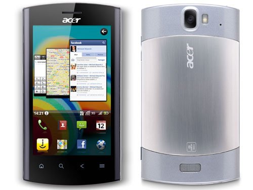Acer - Liquid Metal - Smartphone - 3G+ - Bluetooth - GPS - Argent