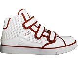 Cream & Canvas SC300 White/Burgundy Mens Sneakers 100300-601