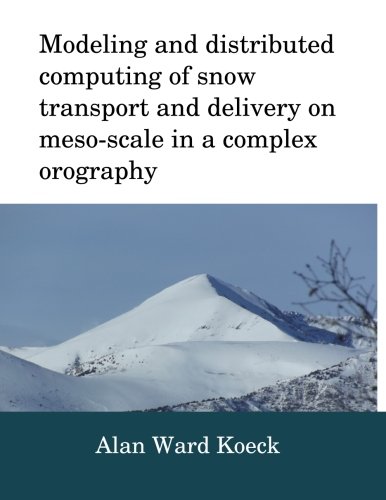 Modeling and distributed computing of snow transport and delivery