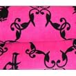 Playboy Bunny Gothic Fleece Throw in Hot Pink - 50 x 60 Inches