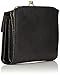 Buxton Heiress French Purse Wallet, Black, One Size