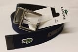 Lacoste Belt-size 36-navy Blue-brown