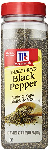 McCormick Black Ground Table Pepper, 18-Ounce