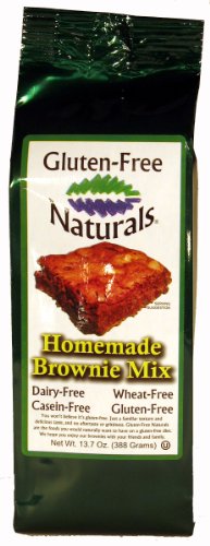 Gluten-Free Naturals Homemade Brownie Mix, 13.7-Ounce Bags (Pack of 6)
