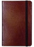 Markings by C.R. Gibson Brown Ruled Paper Bonded Leather Journal, Small (MJ3-4792)