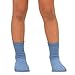 TeeHee Little Boys Basic Cotton Crew Socks 6 Pair Pack (3-5 Years, Neutral Stripes)