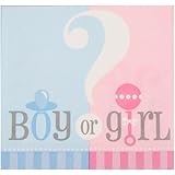 Gender Reveal Beverage Napkins, 24ct