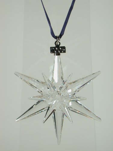 Swarovski, 2005 Annual Snowflake / Star Christmas Ornament #680502
