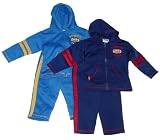 Infant Boys' Fleece Set with Football Embroidery