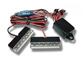 Produkt-Bild: FK Automotive FKBP0101291 LED Stroboskop Blitzlicht Set (2 St&uuml;ck) von FK mit 6 LEDsFarbe wei&szlig;, 12V