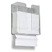 TrippNT 51906 PETG Dual-Dispensing Paper Towel Holder, 4.25" Length x 10.75" Width x 11.625" Height