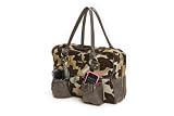 Maelee Blue & Brown Lindsay Diaper Bag (Blue/Brown)