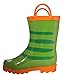 Puddle Play Kids Boys' Dinosaurs Printed Waterproof Easy-On Rubber Rain Boots (Toddler/Little Kids)