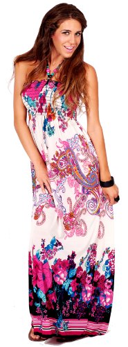Discount New Sexy Colorful Evening Floral Print Gown Spring Summer Long Maxi Dress