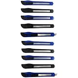 10 Utility Knife Box Cutter Retractable Snap Off Lock Blade Tool Razor Sharp !