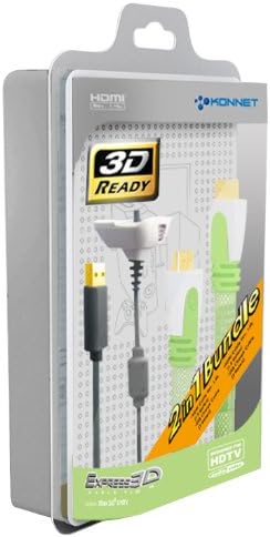 KONNET Express3D HDMI Cable for Xbox with Xbox Controller Charger Cable, HDMI Cable for Pixel Perfect 3D Gaming - Green