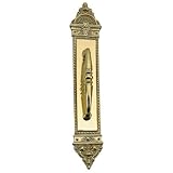Brass Accents Inc A04-P8601-613 Lenfant Pull Handle-Plate - Oil Rubbed Bronze