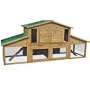 Hasenstall Kleintierk�fig Hasenhaus Neues Verbessertes Modell Nr.3