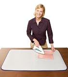 Wenko 1035073500 Thermo-Bügeltischauflage - hitzereflektierend, Aluminiumbeschichtung, Baumwolle, 100 x 65 cm, alufarben