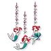 Little Mermaid Hanging Decorations 3ct